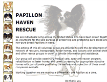 Tablet Screenshot of paphaven.org